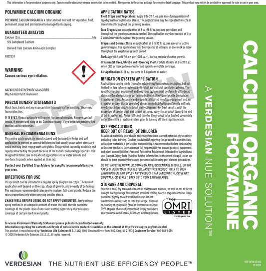 PolyAmine Calcium (Organic)